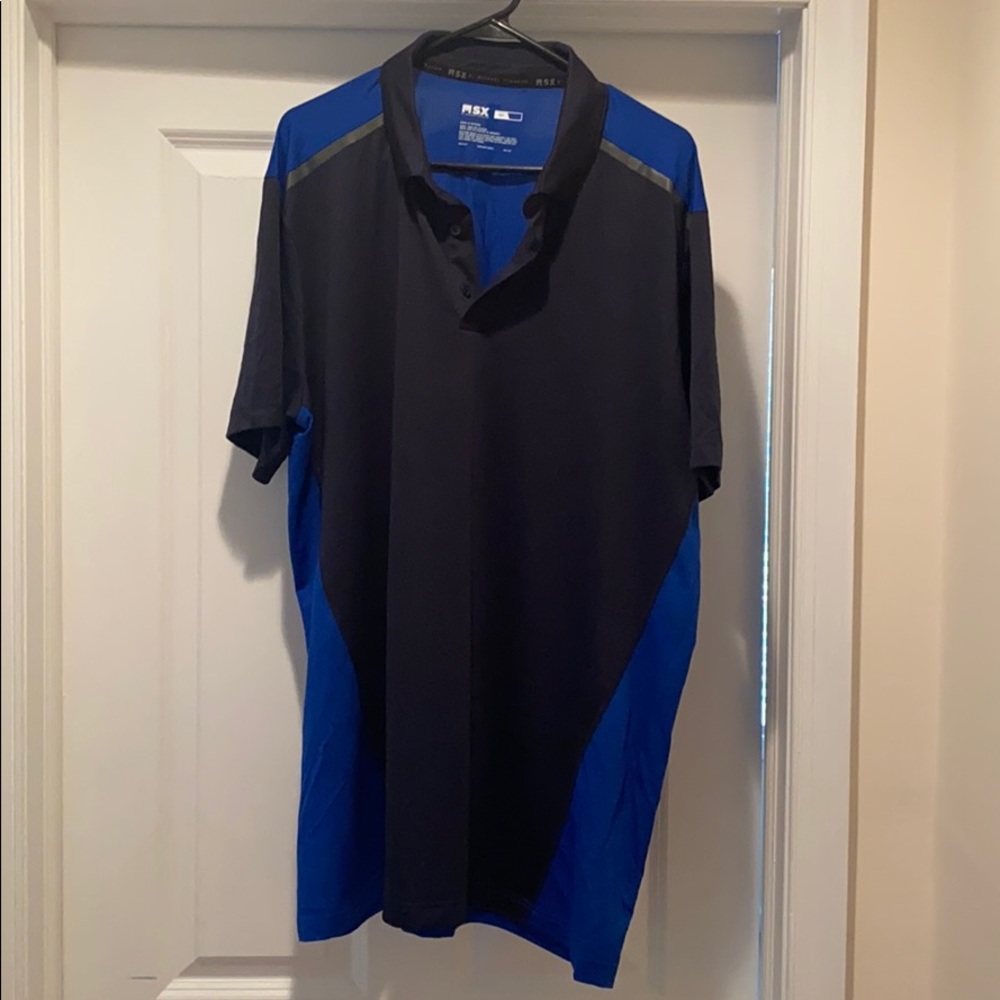 Michael Strahan Lightweight nylon athletic polo
